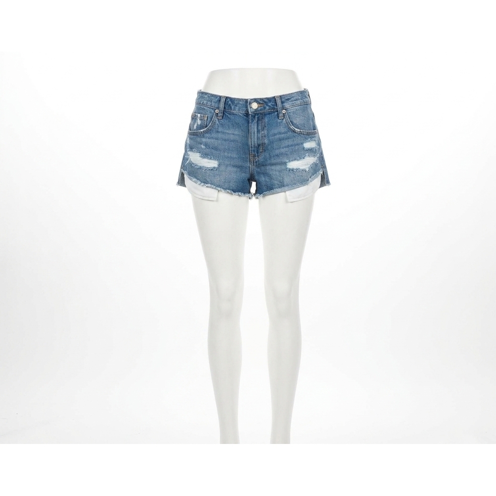 NEW RAMY BROOK christy boyfriend denim shorts in medium wash